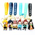 thumbnail image 1 of Demon Slayer Animation Car Key Chain, Keychains Ring Key Fob Decoration Accessories For Kids Birthday Gift, Agatsuma Zenitsu, 1 of 3