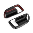 thumbnail image 1 of Car Decoration Door Handle Cover Interior Door Handle Cover Door Handle Trim Door Handle For  2pcs Carbon Fiber Style Inner Door Handle Trim Fits For  Grand Starex H1 2019, 1 of 8
