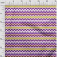 thumbnail image 3 of oneOone Polyester Spandex Medium Yellow Fabric Chevron Sewing Craft Projects Fabric Prints By Yard 56 Inch Wide-TM, 3 of 5