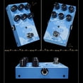 thumbnail image 1 of Guitar Effect Pedal – Mini Analog with Digital Delay & 9 Reverbs – True Bypass, Pure Analog – Metal Shell – Electric Guitar Tool – Sky Blue, 1 of 8