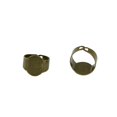 thumbnail image 3 of 10pcs Multi Size Bezel Adjustable Base Tray Blank Setting Jewelry Findings Bronze, 3 of 8