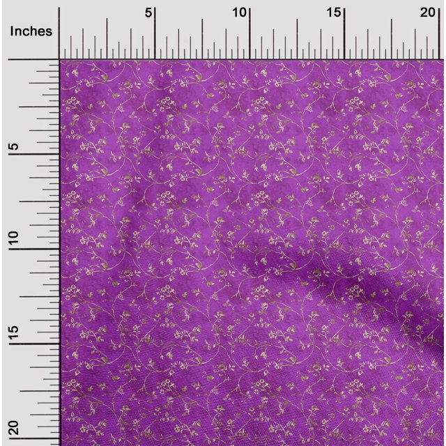oneOone Cotton Poplin Violet Fabric Batik Craft Projects Decor Fabric Printed By The Yard 56 Inch Wide