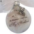 thumbnail image 2 of Christmas Commemorate Decoration Feather Ball Angel In Heaven Memorial Ornament, 2 of 13