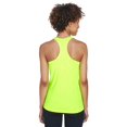 thumbnail image 2 of Ladies' Zone Performance Racerback Tank - SAFETY YELLOW - XS, 2 of 3