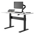 thumbnail image 1 of Desky Air Lift Zero Sit Stand Desk - White / 47.2 x 26.6 inches / Black, 1 of 10
