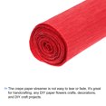 thumbnail image 3 of Unique Bargains Crepe Paper Roll 8.2ft Long 10 Inch Wide for Wedding Ceremony Various Large Festivals Decoration,Red, 3 of 6