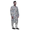 thumbnail image 2 of Atasi Designer Kurta Pajama For Men Printed Straight Kurta Set Summer Clothing, 2 of 5