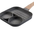 thumbnail image 2 of relayinert Egg Frying Pan Non Stick Burger Bacon Sausage Hamburg Cooker Pan Kitchen, 2 of 5