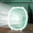 thumbnail image 4 of Kcavykas Home, Kitchen, Refrigerator Storage,Charging Desktop Small Fan Dormitory Fan Wall-Mounted Mini Small Ceiling Fan Electric Fan Lights, 4 of 8