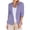 Purple, variant on aohooy Linen Blazer Women Summer Lightweight Single Button 3/4 Sleeve Blazers for Women Business Casual Suit Jacket with Pockets Wine,M
