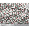 thumbnail image 3 of Soimoi Poly Georgette Tissu Feuilles & Floral Bloc Tissu Imprimé 1 Yard 42 Inch Wide, 3 of 3
