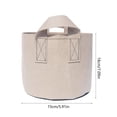thumbnail image 3 of Bags with Handles Growth Bag, Breathable Non-Woven Fabric, Inflatable Planting Pot, Garden Planting Container with Handle, Used for Gardening, Seedling Cultivation, And Vegetable Cultivation, 3 of 7