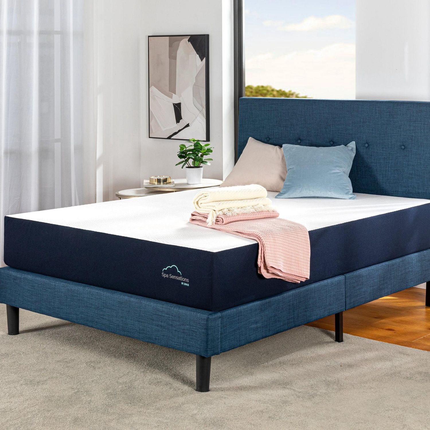 Zinus Matelas Spa Sensations Cloud en mousse mémoire de 10 pouces, très grand, adulte, universel