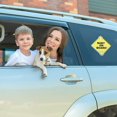 thumbnail image 4 of CUITING 2 Pcs Panneau « Bébé à Bord » avec Ventouses Jaune Vif Autocollant « Bébé à Bord » pour Voitures Autocollant Réfléchissant d'Avertissement pour Voiture Autocollant de Rappel Réutilisable Décalcomanies Sans Résidu, 4 of 5