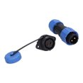 thumbnail image 3 of Waterproof Connector 2 Pin IP68 Aviation Power Socket 250V 20A Flanged for Cable Wire LP16, 3 of 14