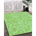 thumbnail image 3 of Ahgly Company Machine Washable Indoor Rectangle Transitional Green Area Rugs, 4' x 6', 3 of 7