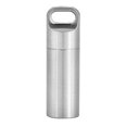 thumbnail image 4 of Stainless Steel Pill Case Keychain Waterproof Keychain Pill Holder Portable Medicine Container Holder For Outdoor Camping, 4 of 8