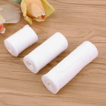 PENGXIANG 3 rolls of compliant bandages Gauze bandage rolls Wrapping tape Medical grade sterile first aid wound care bandages (5cm  7cm  10cm per roll)