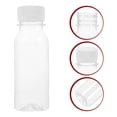 thumbnail image 2 of 5pcs Yogurt Storage Bottles Portable Milk Bottle with Lids Multipurpose Beverage Bottles, 2 of 8