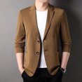 thumbnail image 2 of Kcodviy Spring Summer Men's Lightweight Mens Suit Set Summer Suit Jacket Casual Men S Suits Set Stretch Slim Fit Button Mens Pin Striped Suit Sport Coats, 2 of 4