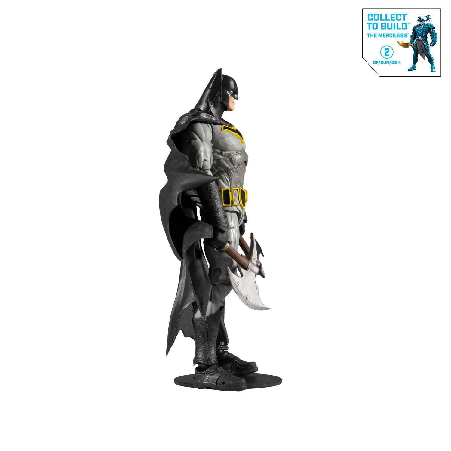 McFarlane Toys - DC Multiverse - Figurine Batman (Dark Nights : Metal) avec pièces pour la figurine "The Merciless"