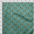 thumbnail image 3 of oneOone Viscose Chiffon Fabric Horse Block Print Sewing Fabric BTY 42 Inch Wide, 3 of 4