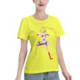 thumbnail image 2 of Women's Basic Short Sleeve T-Shirt Sailor Moon Moon Hare, 2 of 6