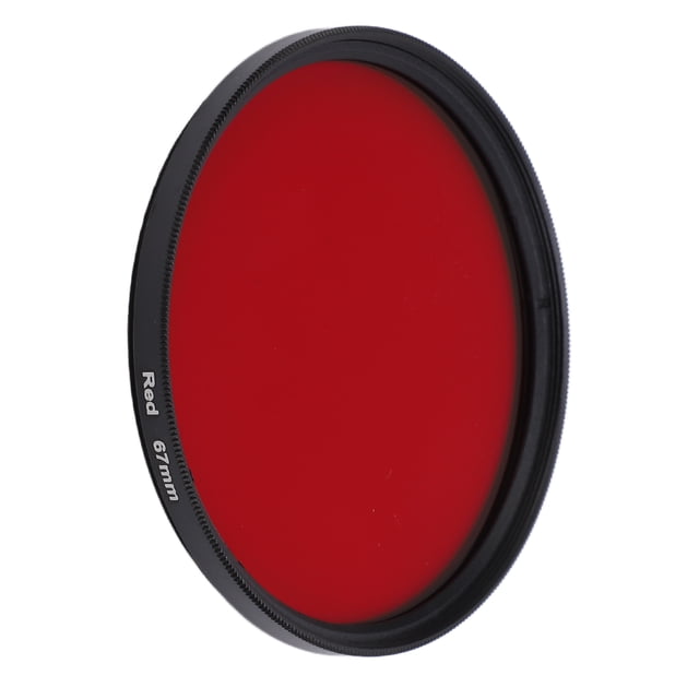 Filtre Rouge pour Objectif de Caméra, Améliore les Tons Rouges, Scènes Vives, Cadre en Alliage d'Aluminium, Revêtement Nano Multicouche, Forte Compatibilité, Feuilles d'Érable, Coucher de Soleil, Nuages du Soir
