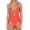 Orange, variant on Riforla Swimsuit for Women Suspender Fringed Bikini Bra Top and Bottom Performance Set One-Piece Bathing Suit Orange M