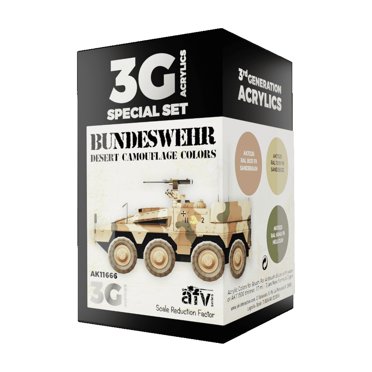 AK Interactive 3G Bundeswehr Desert Colors Neuf