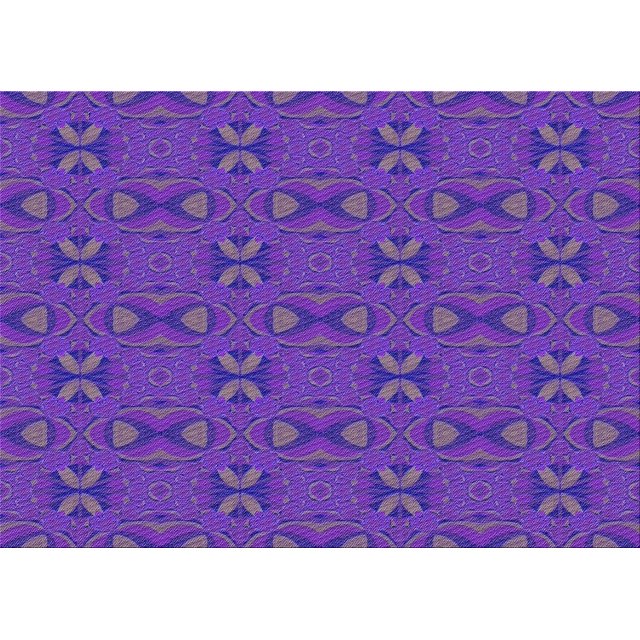 Ahgly Company Machine Washable Indoor Rectangle Transitional Blue Violet Purple Area Rugs, 2' x 3'