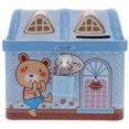 thumbnail image 1 of Shisuyan Kids Kiddy Bank Metal Saving Pot For Children Gift Simple Design Cartoon House Shape 1Set, 1 of 8