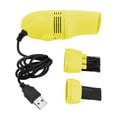 thumbnail image 5 of yingyy Lightweight Vacuum Cleaning Tool Low Consumption Adjustable Mini USB Vacuum Sweeper Waterproof Dust Catcher for Wallets As Shown 1Set, 5 of 5