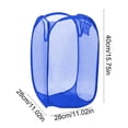 thumbnail image 3 of Yhmxh Mesh PopUp Laundry Hamper with Wide Opening and Side Pocket, Breathable & Foldable Dirty Clothes Basket With Handles, Studry Space-Saving Design for Clothes and Storage, 3 of 6
