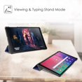thumbnail image 4 of Case for Samsung Galaxy Tab A 10.1 T510 / T515 2019 - Ultra Slim Superlight Synthetic Leather Protective Case with Stand Function for Samsung Galaxy Tab A 10.1 Inch 2019 Tablet, Navy Blue, 4 of 7