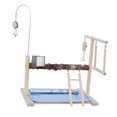 thumbnail image 3 of Parrot Playstand Bird Stand Platform Boredom Breaker Training Parrot Play Stand, 3 of 9