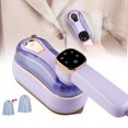 thumbnail image 4 of Mini Steam Iron for Clothes, Biupky Travel Steamer Clothes, 180 Rotating Portable Iron, Micro Steam Mini Handheld Compact Hand Held Steamers for Home, Dorm & Business Trip, 4 of 8