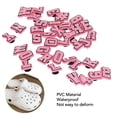 thumbnail image 4 of Shoe Charms Kit, 37Pcs Letter Number Pattern PVC Lovely Shoes Ornaments Decoration Accessory Gifts For Birthday, 4 of 8