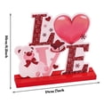 thumbnail image 3 of Nilvkv Valentine's Day Decorations Bedroom Living Room Desktop Decoration Standing Post, 3 of 4