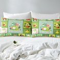 thumbnail image 4 of Erosebridal Drap-Housse Grenouille Prince Simple, Ensemble de Draps-Housse Conte de Fées Simple, Décor Animal Patchwork, 2 Pcs (Sans Drap Plat), 4 of 6