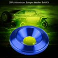 thumbnail image 4 of Universal Aluminum Bumper  Washer Bolt Kit, 20pcs Anodized Finish,For Engine Bay Dress Up, 4 of 7