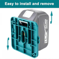 thumbnail image 3 of Lot de 10 Support de Rangement pour Batterie Compatible avec Makita 14.4V 18V Support Mural pour Outils de Batterie Li-Ion, 3 of 5