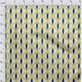 thumbnail image 3 of oneOone Organic Cotton Voile Fabric Diamond Ikat Printed Craft Fabric BTY 42 Inch Wide, 3 of 4