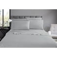thumbnail image 2 of Swift Home Luxury 6-Piece Sheet Set with Extra Pillow Case, Queen, Light Gray, 2 of 3