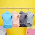 thumbnail image 3 of CBFFDC Pet T-shirt Pet Shirt Round Neck Exquisite Hemming Simple Style Soft Summer Sleeveless Top, 3 of 6