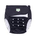 thumbnail image 1 of lionlar Couche-Culotte en Tissu Réutilisable pour Adulte, Pantalon d'Incontinence, Aides pour Handicapés, Noir, P, 1 of 7