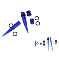 thumbnail image 1 of LHCER 8 Types Fashionable Acrylic Stretcher Ear Plug Taper Expander O-Ring Stretching Kit, Ear Stretching Kit,Ear Taper, 1 of 5