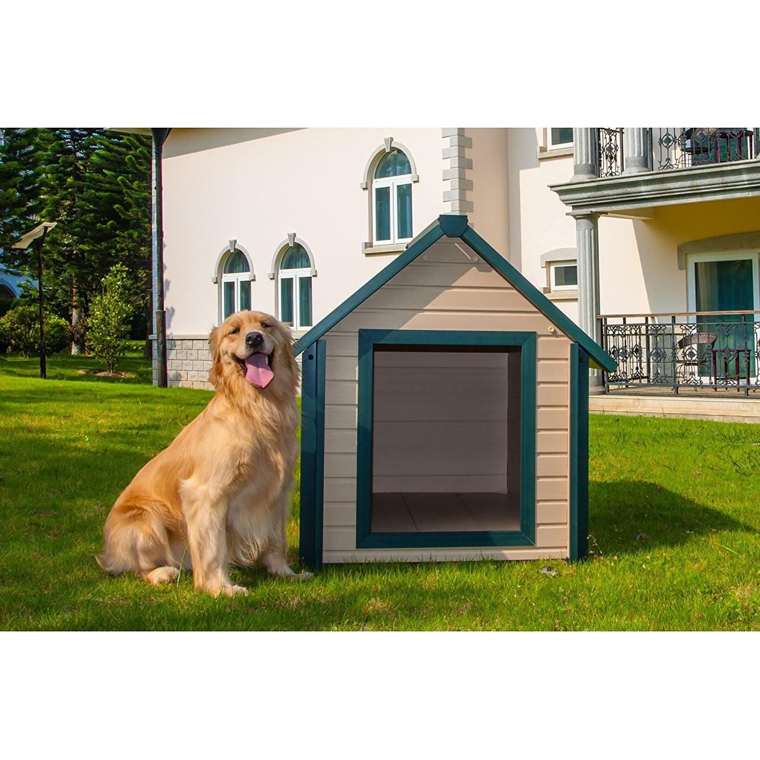 Nouvel âge – Cabane à chiens extérieure Ecoflex pour animaux de compagnie