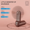 thumbnail image 3 of JISULIFE Handheld Fan with 4800 mAh Powerbank, Pocket Personal Fan, Enhanced Airflow, Rechargeable Quiet Mini Fan, 3 of 5
