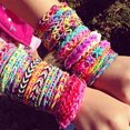 thumbnail image 2 of 2400PCS Loom Rubber Bands Educational DIY Rubber Band Kit Rubber Bracelet Kit, 2 of 5